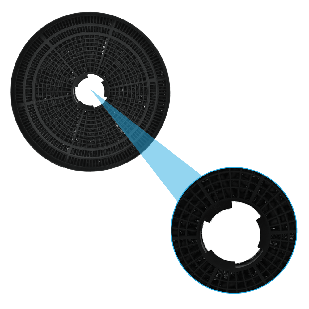 Filtro a carboni attivi (2 pz.) compatibile con Juno OdourClean JDWK907S3