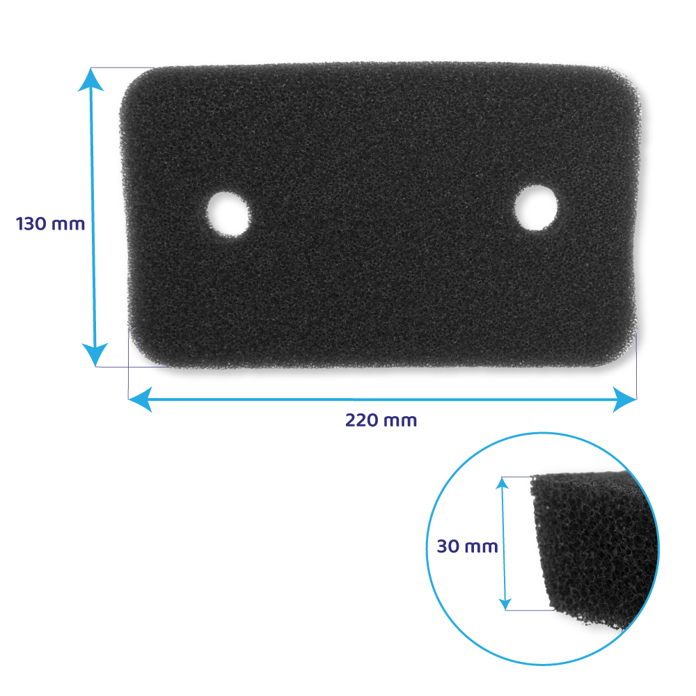 Filtro condensatore asciugatrice compatibile con Miele 7070070 (5 pezzi)
