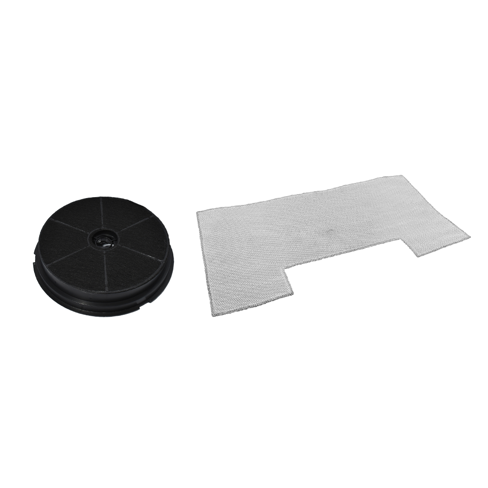 Filtro a carbone + filtro metallico compatibile con Elica Estraibile