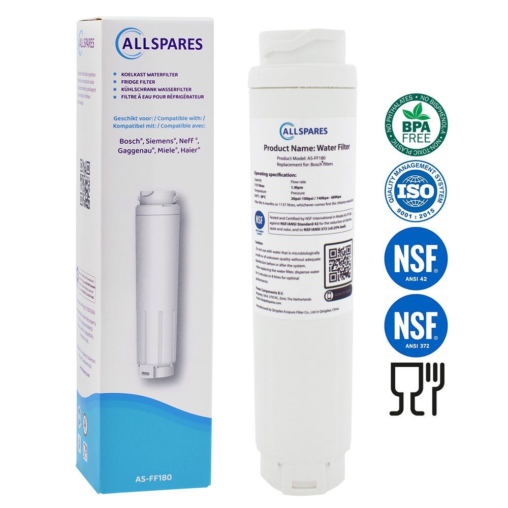 Filtro acqua frigorifero compatibile con Balay UltraClarity 11034151 / 11028820