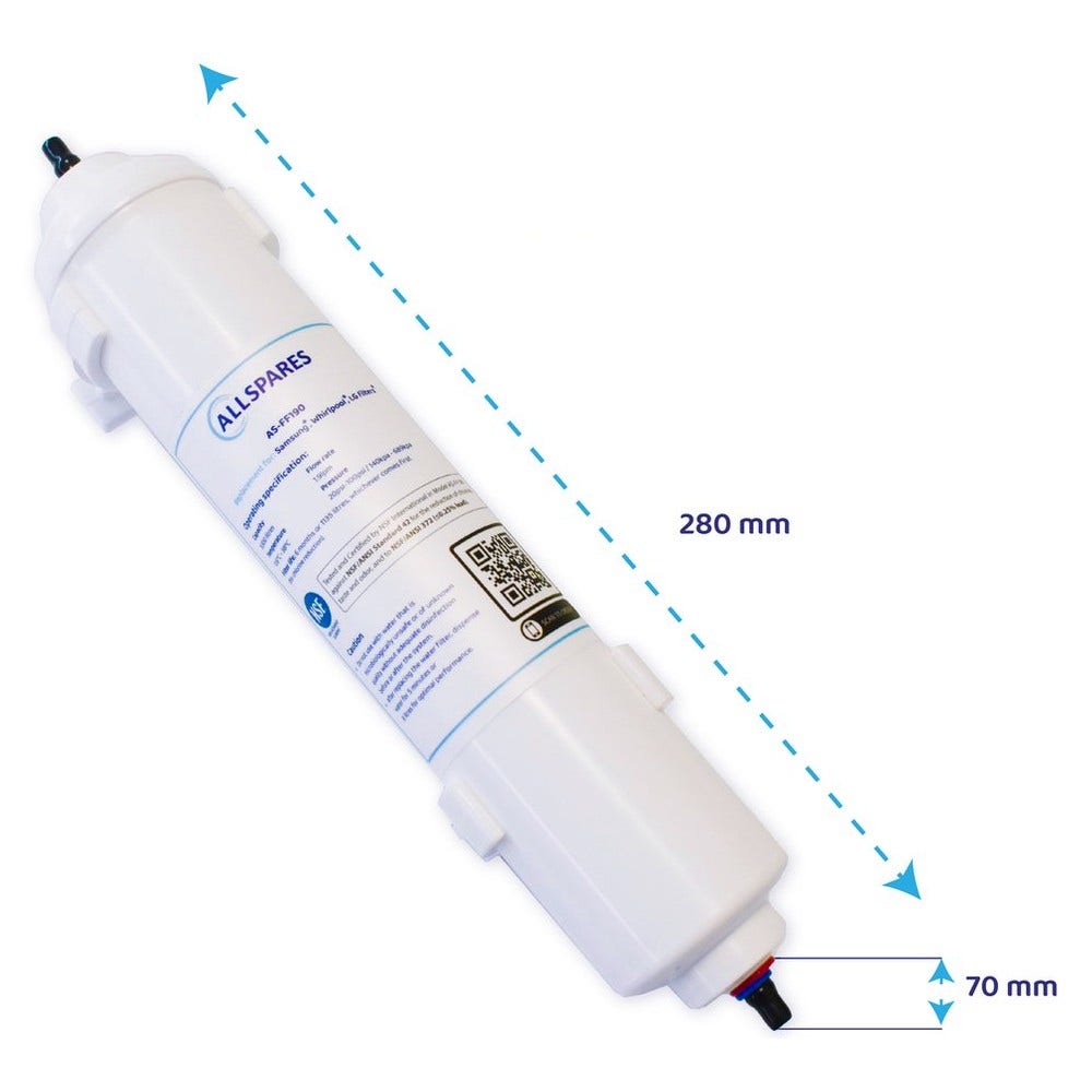 Filtro acqua frigorifero compatibile con Hisense K1878116 / K1647154
