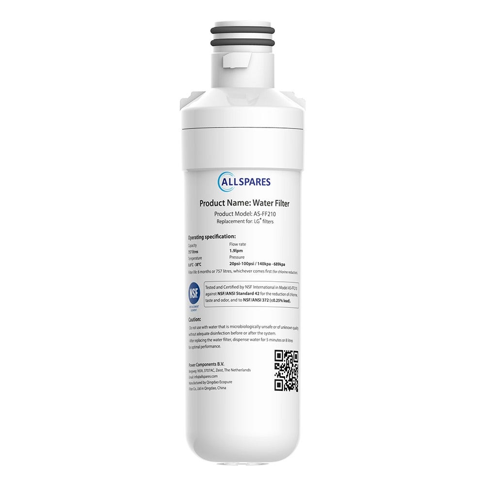 Filtro acqua frigorifero compatibile con LG LT1000P / AGF80300704 / ADQ74793501