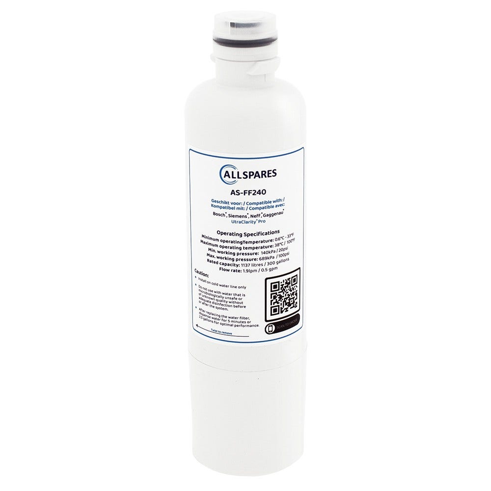 Filtro acqua frigorifero compatibile con Balay UltraClarityPro 11032518