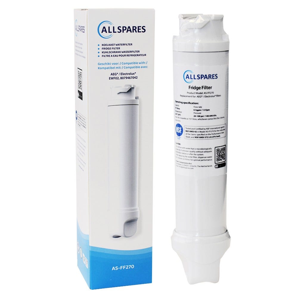 Filtro acqua frigorifero compatibile con Electrolux EWF02 / Pure Advantage Ultra / 8079467042