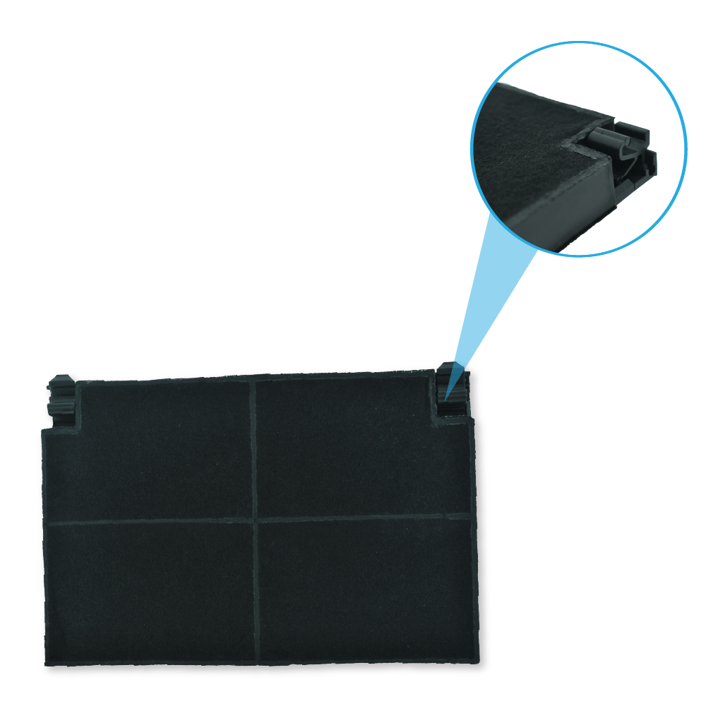 Filtro a carboni attivi (2 pz.) compatibile con Alno MCFE16 / 9029800621