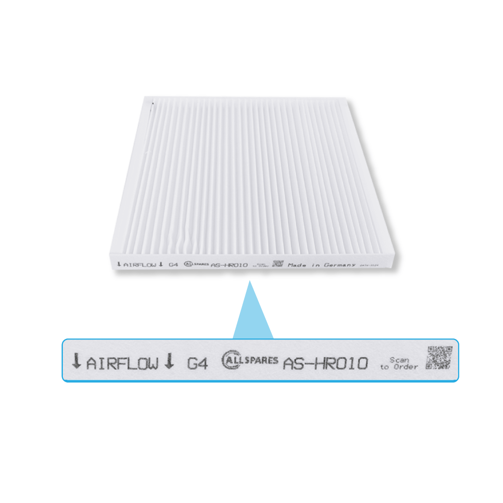 Filtro G4 (2 pz.) compatibile con Vasco D400 II / D300E II