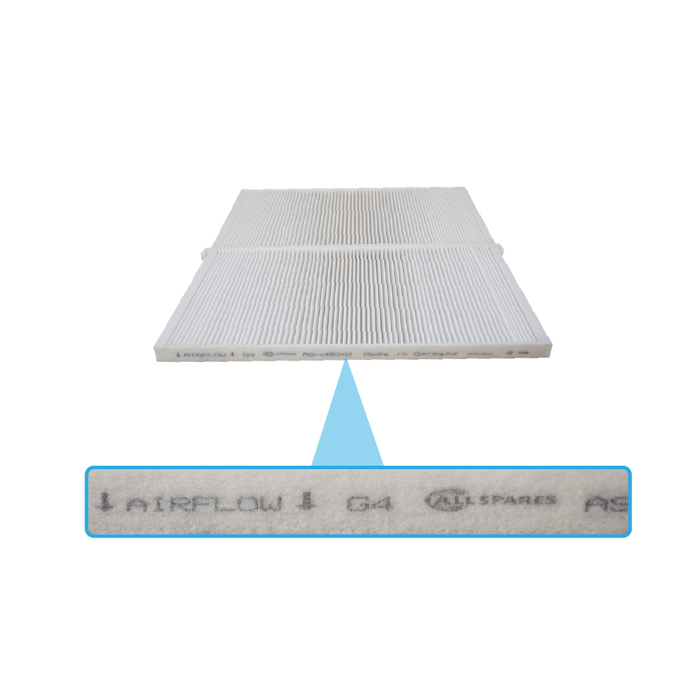 Filtro G4 (2 pz.) compatibile con Itho Daalderop HRU ECO 250 / 300