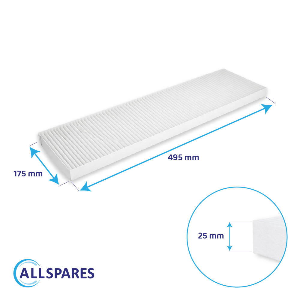 Filtro Coarse 65% (2 pz.) compatibile con Buva EcoStream