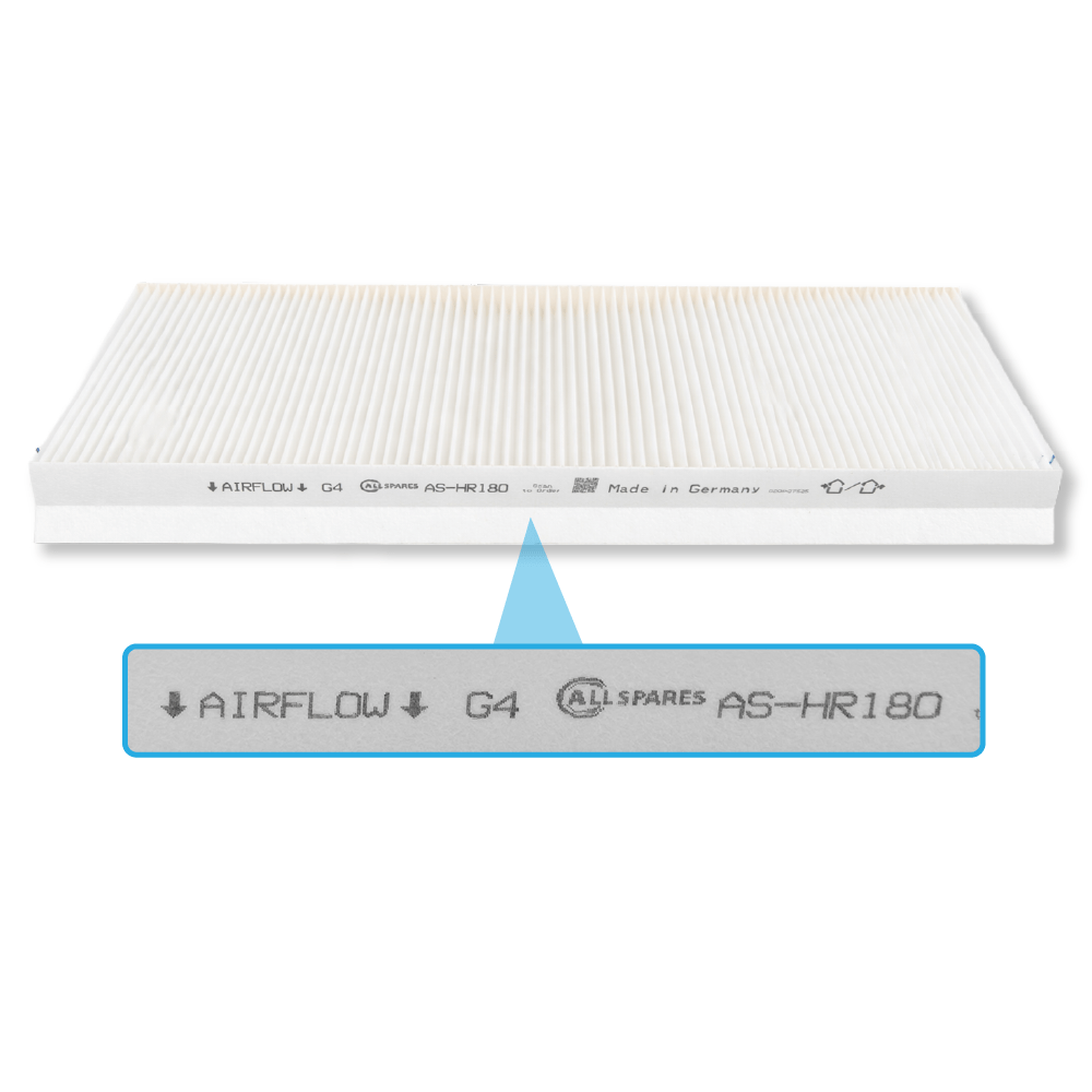 Filtro F7/G4 (2 pz.) compatibile con Zehnder ComfoAir Q350 / Q450 / Q600