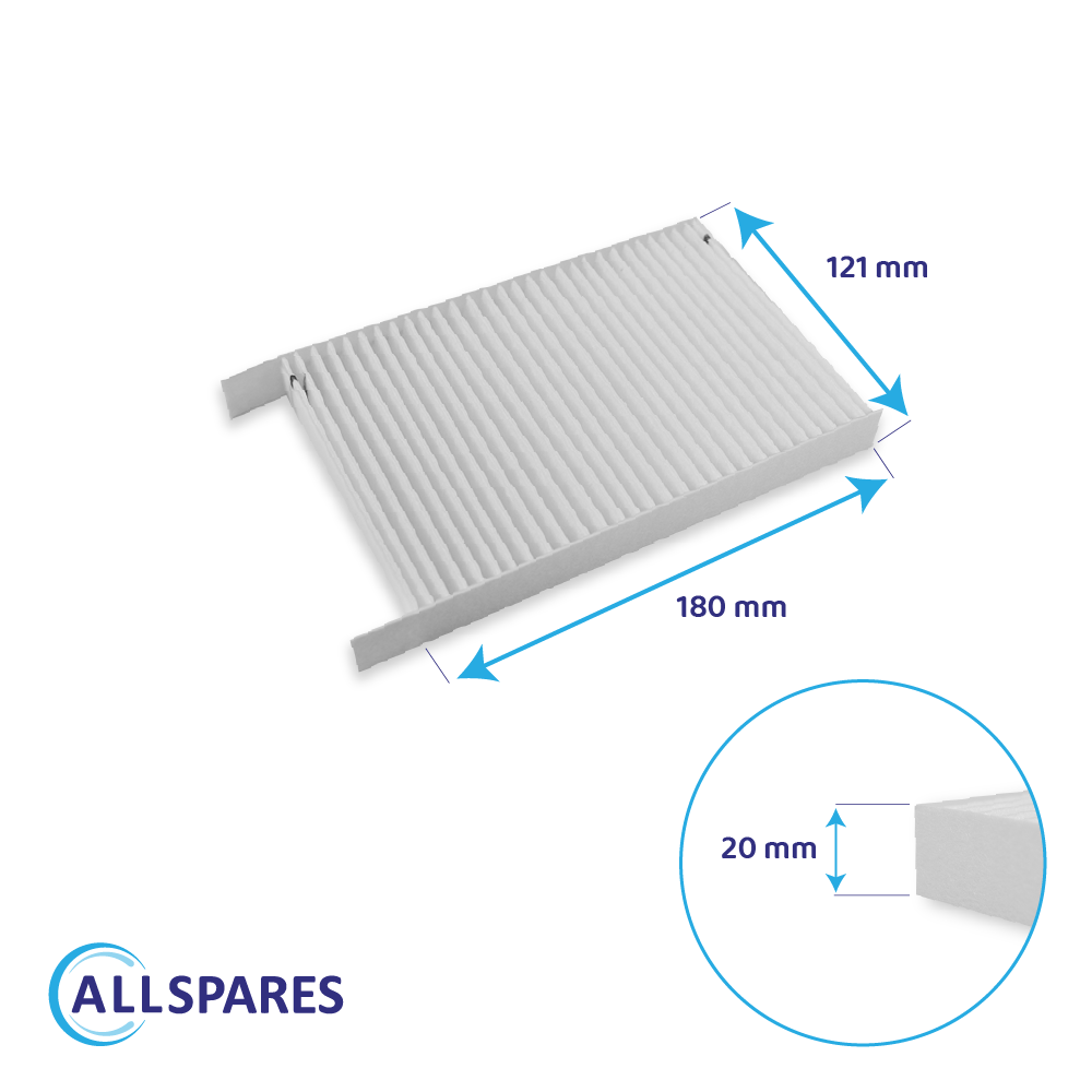 Filtro F7/G4 (2 pz.) compatibile con Zehnder ComfoSpot 50