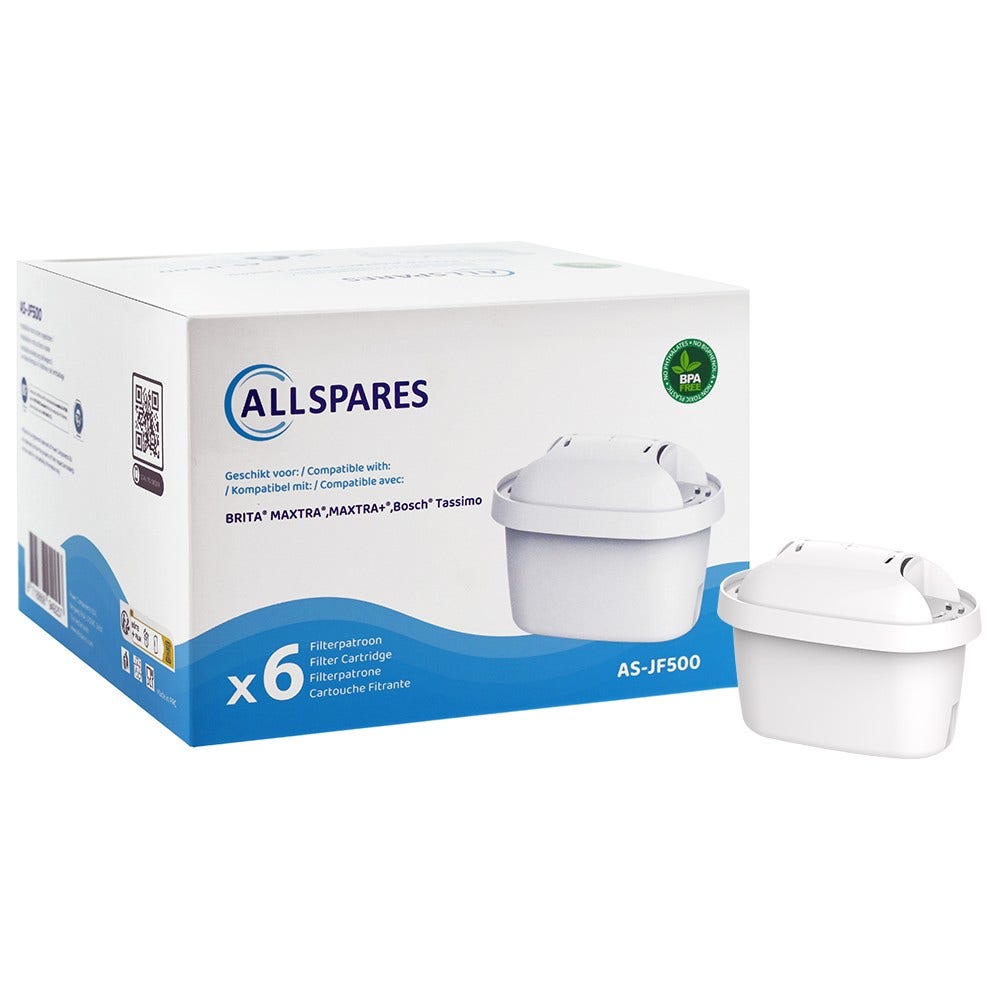Filtro per acqua compatibile con BRITA MAXTRA+ (6-Pack)
