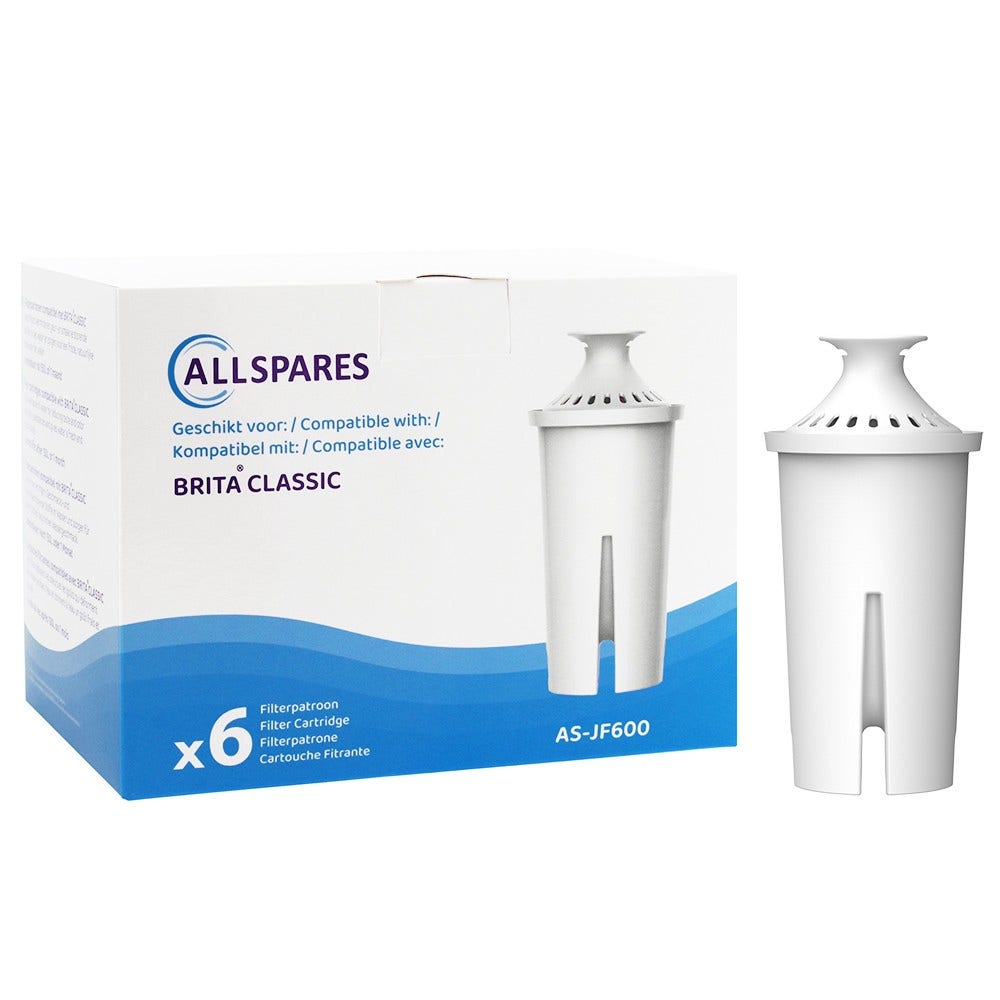 Filtro dell'acqua compatibile con BRITA CLASSIC (confezione da 6)