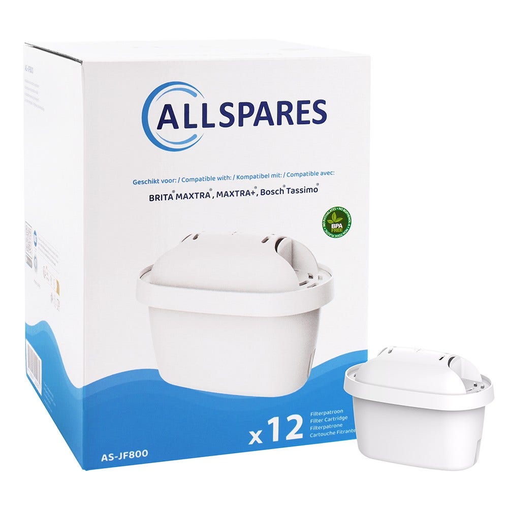 Filtro per acqua compatibile con BRITA MAXTRA+ (confezione da 12)