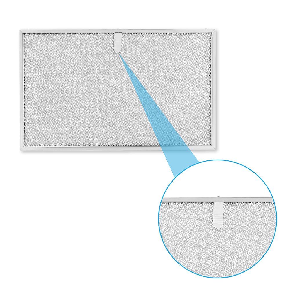 Filtro metallico antigrasso 401x247mm compatibile con Novy 7400020