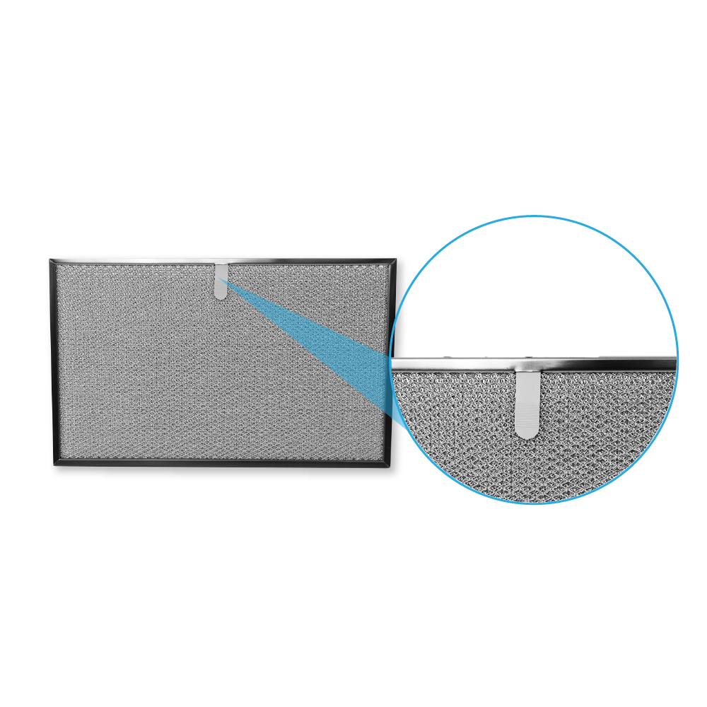 Filtro metallico antigrasso 401x247mm compatibile con Novy 7400020