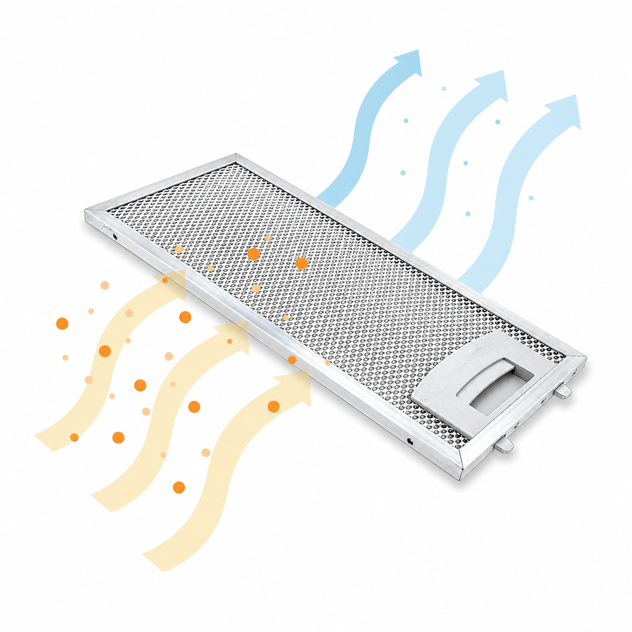 Filtro metallico antigrasso 250x110mm compatibile con Balay 11022470