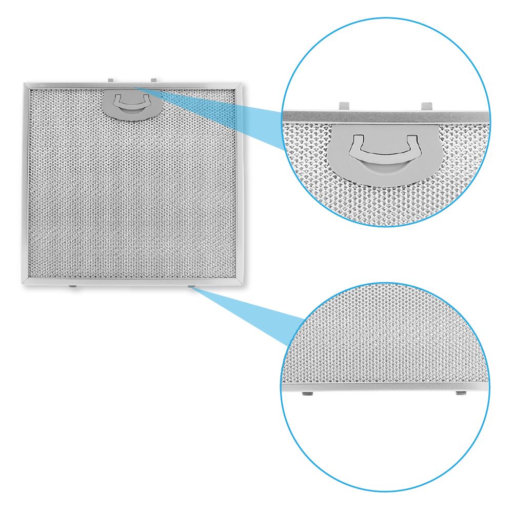 Filtro metallico antigrasso 240x261mm compatibile con AIRONE