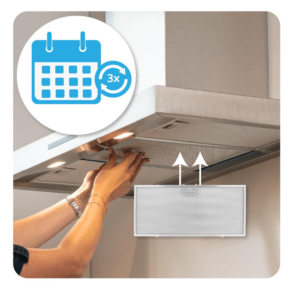 Filtro metallico antigrasso 480x220mm compatibile con AIRONE VIVALDI