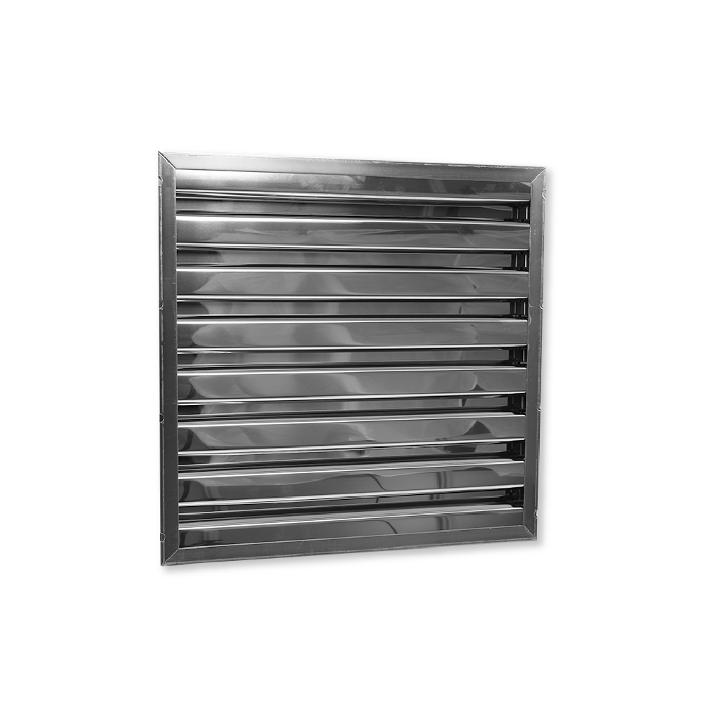 Filtro a labirinto in acciaio inox 400×400×25mm Tipo B – anti-grasso a lamelle per cappa aspirante professionale