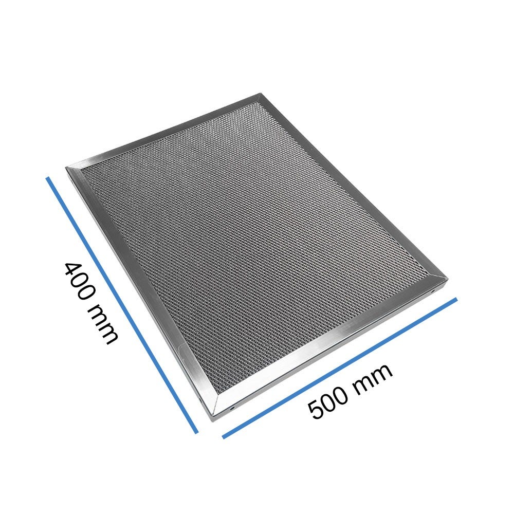 Filtro a rete in acciaio inox 400x500x20mm per cappa aspirante professionale