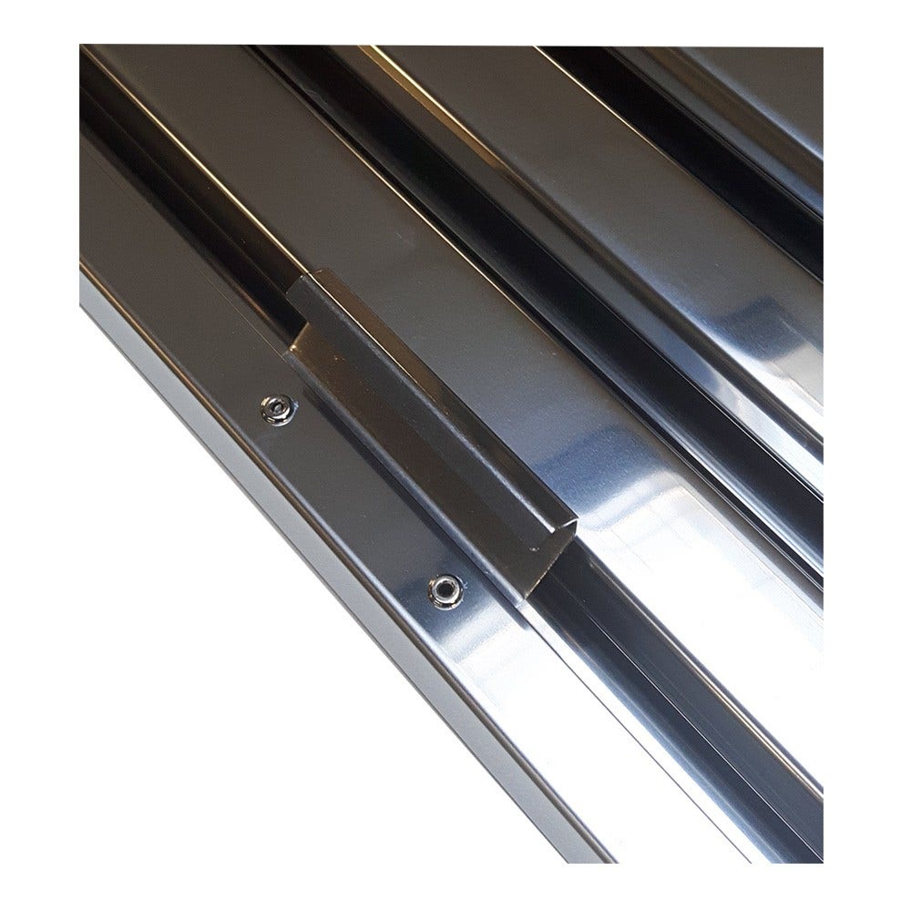 Filtro a labirinto in acciaio inox 450×450×25 mm Tipo B con maniglie – antigrasso a lamelle per cappa aspirante professionale