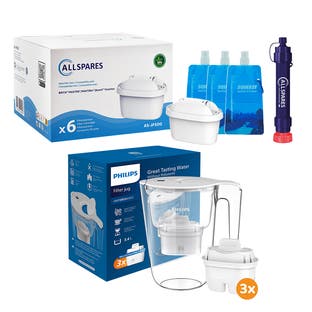Kit di emergenza filtro acqua Medium – Pacchetto di sopravvivenza con filtri per l'acqua Philips / Allspares