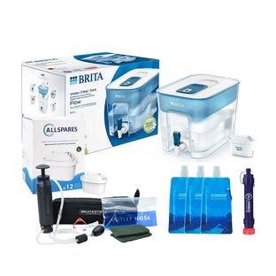 Kit di emergenza per filtro dell'acqua Large - Kit di preparazione con filtri dell'acqua per situazioni di emergenza