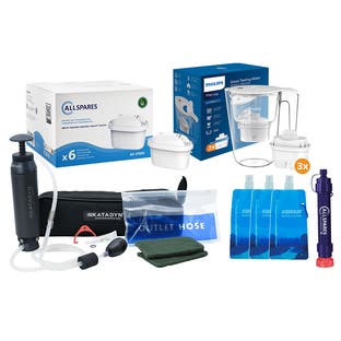 Kit di emergenza filtro acqua Extra Large – Pacchetto di sopravvivenza con filtri per l'acqua Philips / Katadyn / Allspares