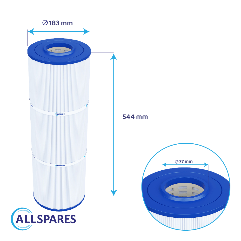 Filtro a cartuccia per piscina compatibile con Emaux CF75 / CF75-CE / 914100447