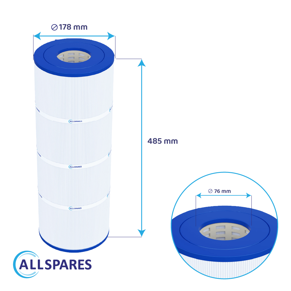 Filtro a cartuccia per piscina compatibile con Hayward CX591XRE / SwimClear C7030