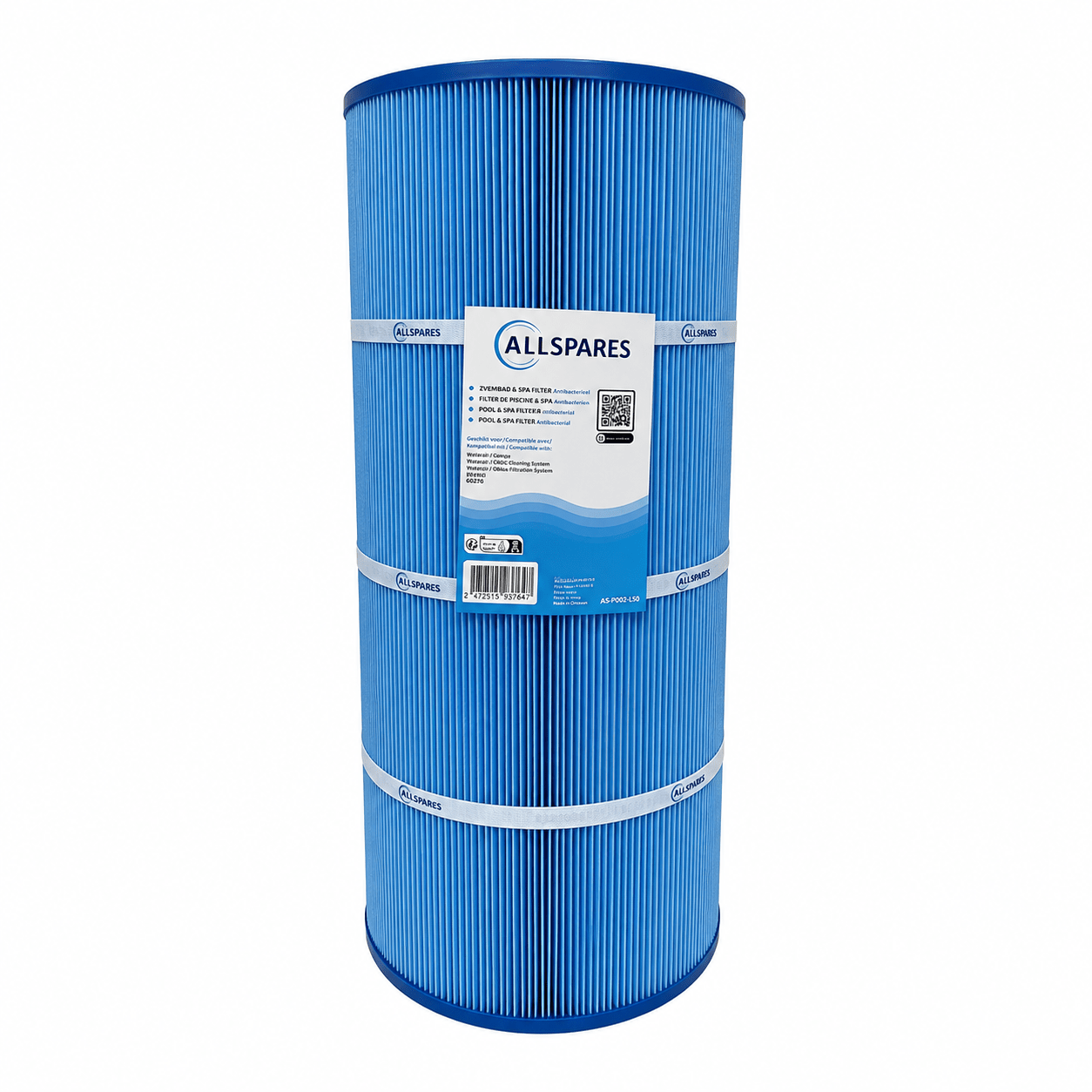 Filtro a cartuccia per piscina compatibile con Waterair CW100 (antibatterico)