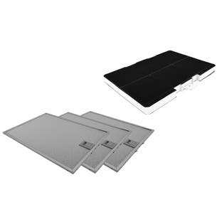 Filtro a carbone (1 pz.) + filtro metallico (3 pz.) compatibile con Siemens LC97BB520