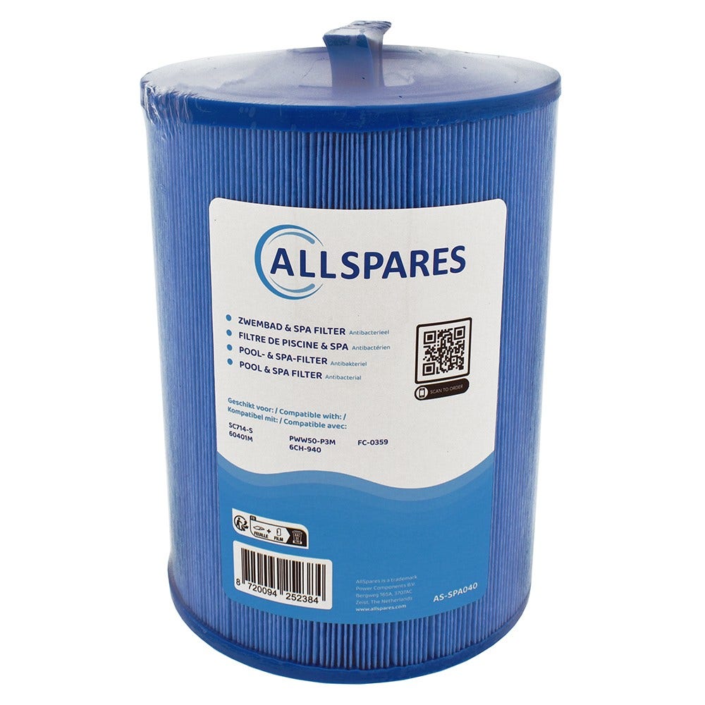 Filtro a cartuccia per minipiscina compatibile con PWW50P3-M / 60401M / SC714-S (antibatterico)