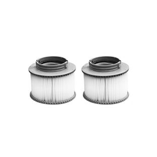 Filtro a cartuccia (2 pz) per minipiscina compatibile con MSpa / SC802 / 40104 con portafiltro