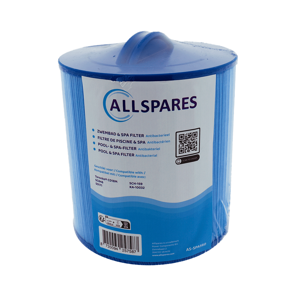 Filtro dell'acqua compatibile con Toronto CD18M / SC846 / 50171 (antibatterico)