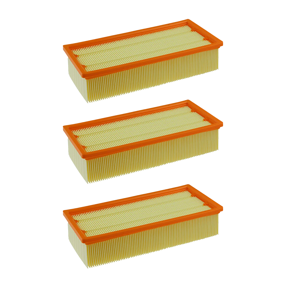 Filtro piatto compatibile con Kärcher A2701 / A2801 / SE2001 / SE3001 (3 pz.)