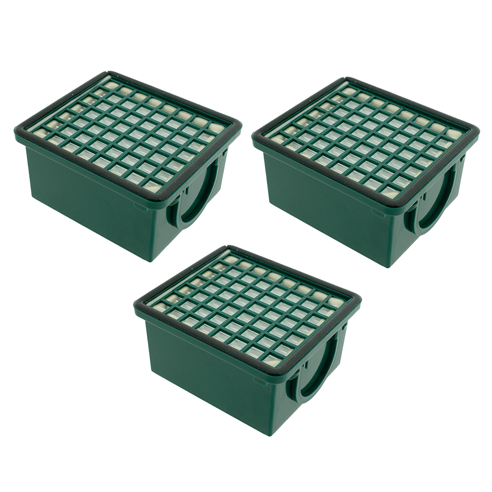 Set da 3 Microfiltri compatibile con Folletto VK130 / VK131