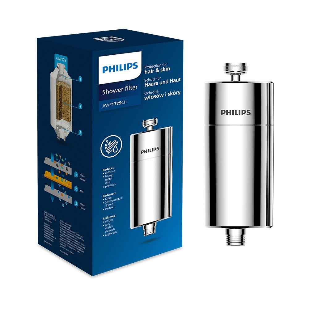 Philips Filtro doccia in linea cromato AWP1775CH