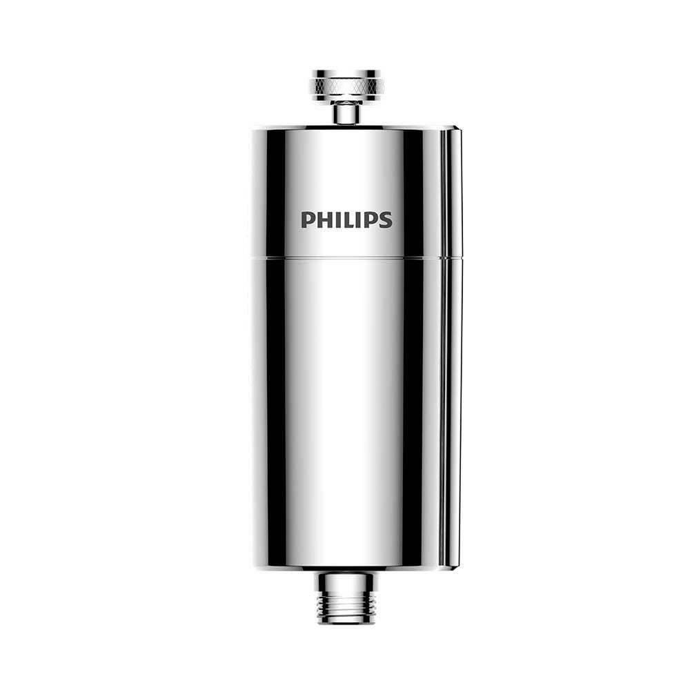 Philips Filtro per doccia (cromato) con 1 cartuccia compatibile con tutti i rubinetti e tubi