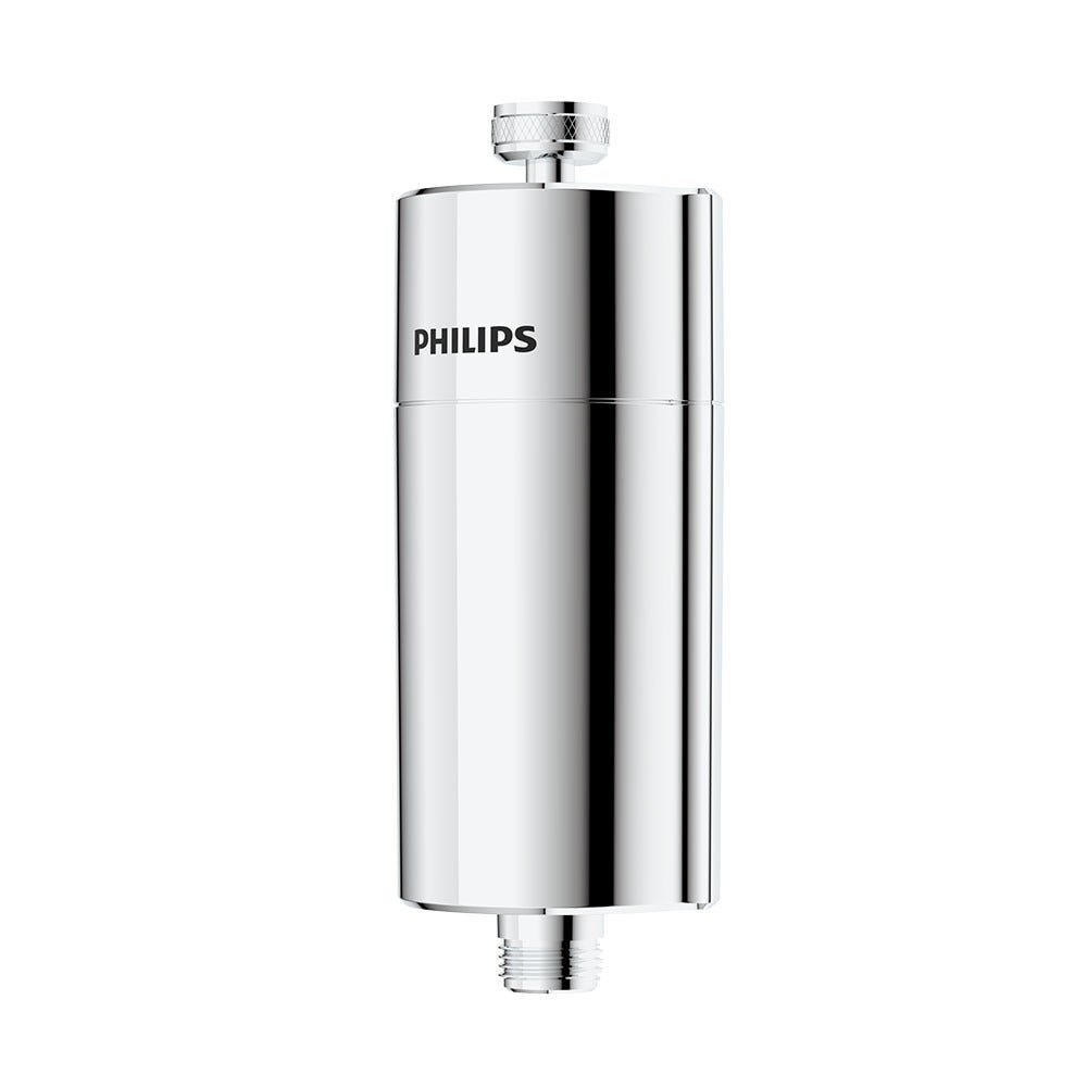 Philips Filtro per doccia (cromato) con 1 cartuccia compatibile con tutti i rubinetti e tubi
