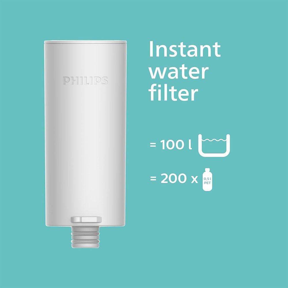 Philips Filtro acqua istantaneo (3 pz.) + addolcente Micro X-Clean AWP225S
