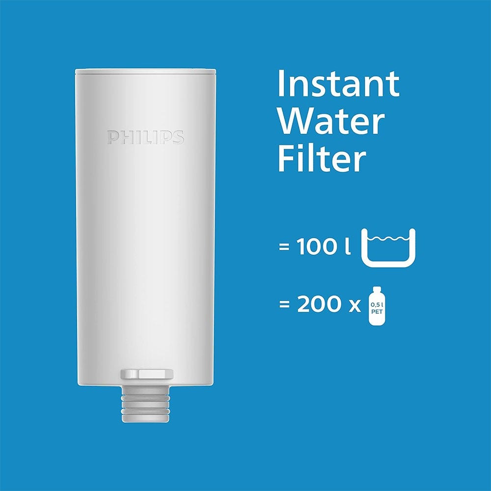 Philips Filtro acqua istantaneo (3 pz.) Micro X-Clean AWP225