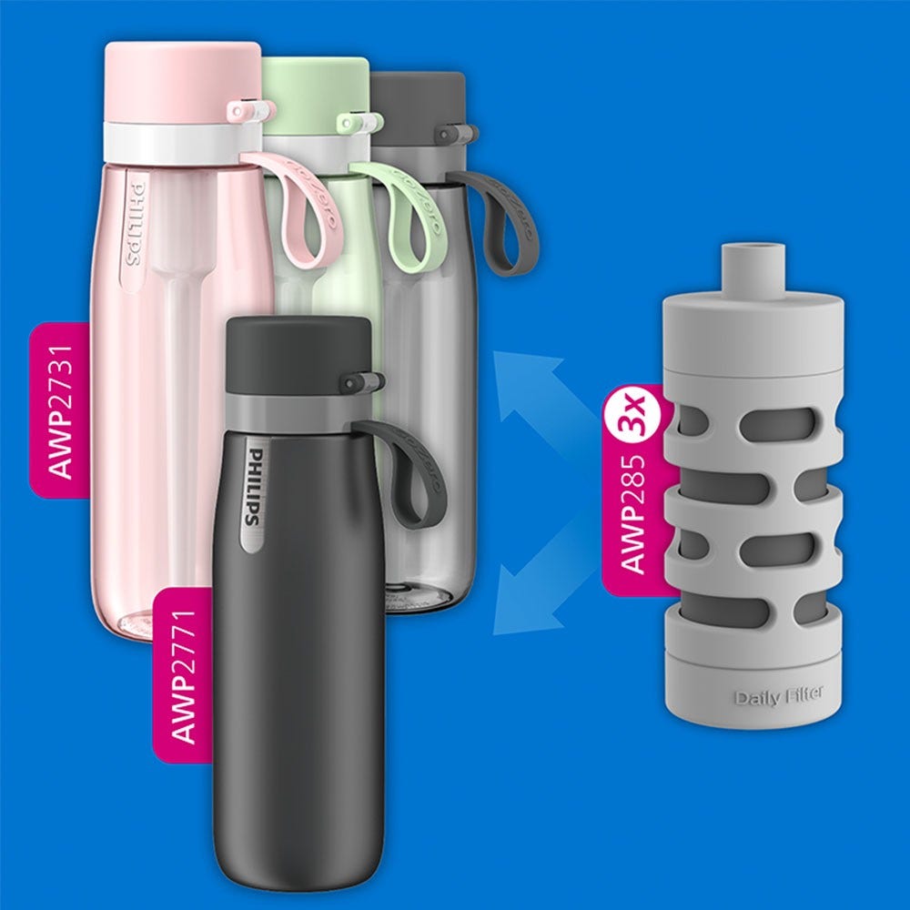 Philips Cartuccia filtrante GoZero Daily (3 pz.)