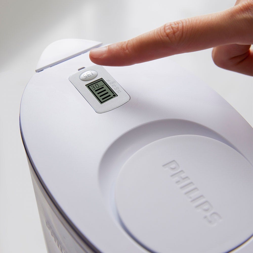 Philips Caraffa filtrante 2,6L + 3 Filtri Micro X-Clean (filtra PFAS) AWP2933WHT3