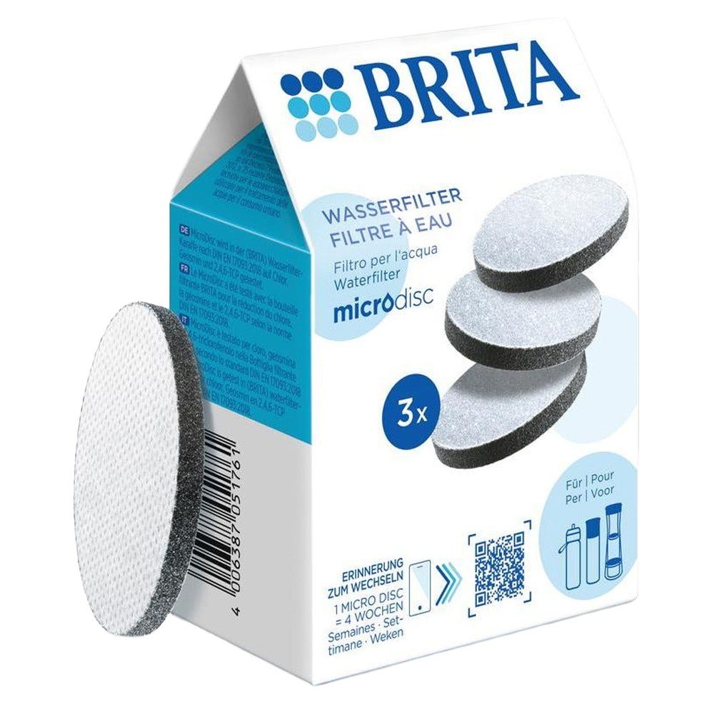Set di filtri per acqua BRITA MicroDisc 1020107 (3 pz.) filtra PFAS