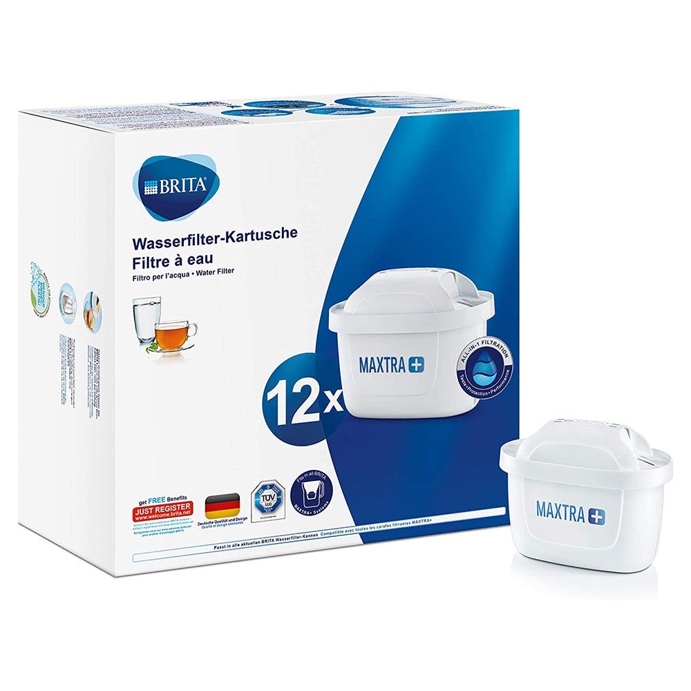 BRITA MAXTRA+ Filtro per Acqua (Confezione da 12)