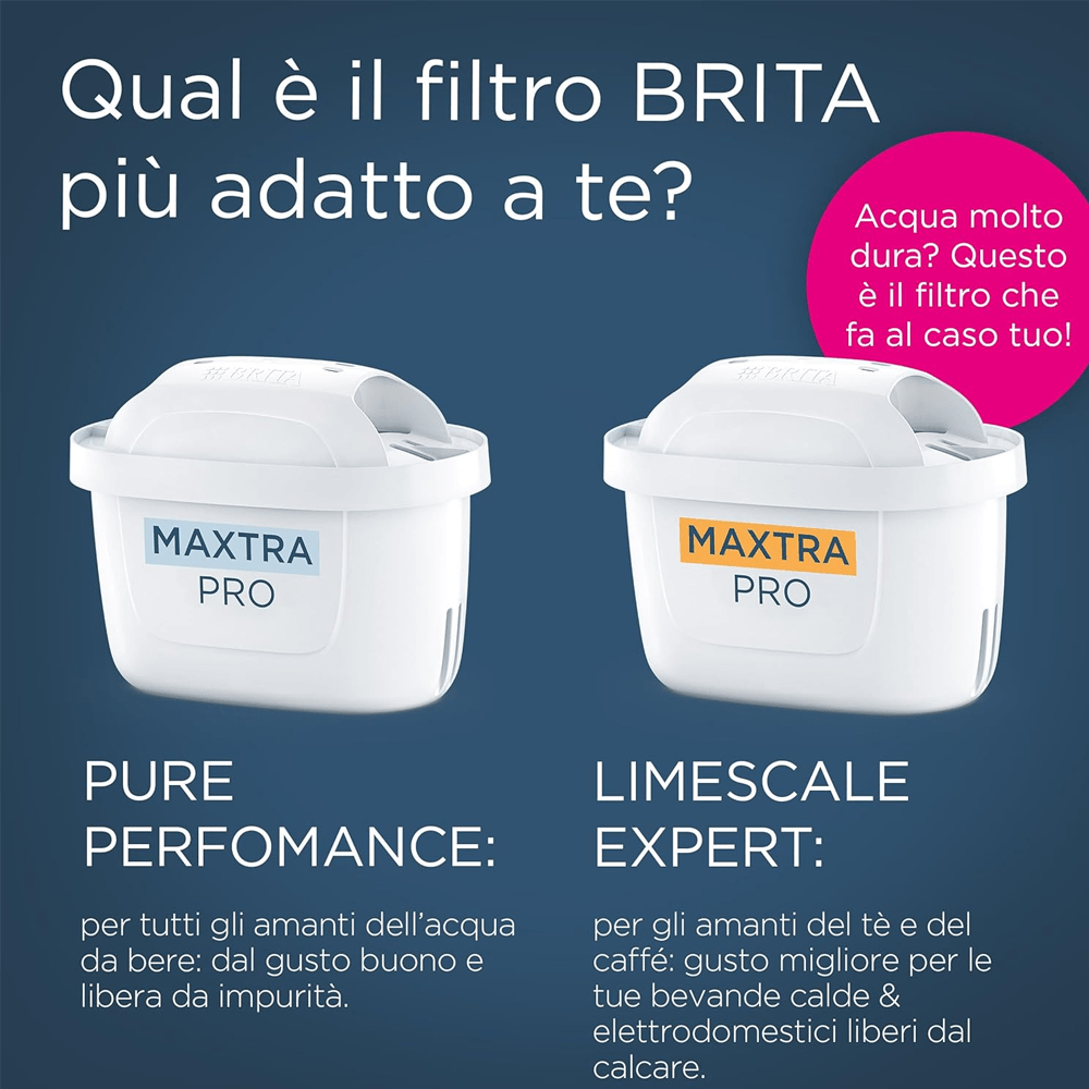 BRITA Filtro acqua (12 pz.) MAXTRA PRO PURE PERFORMANCE filtra PFAS