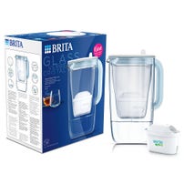 BRITA Caraffa per Acqua in Vetro + Filtro per Acqua MAXTRA PRO 1050449 (filtra PFAS)