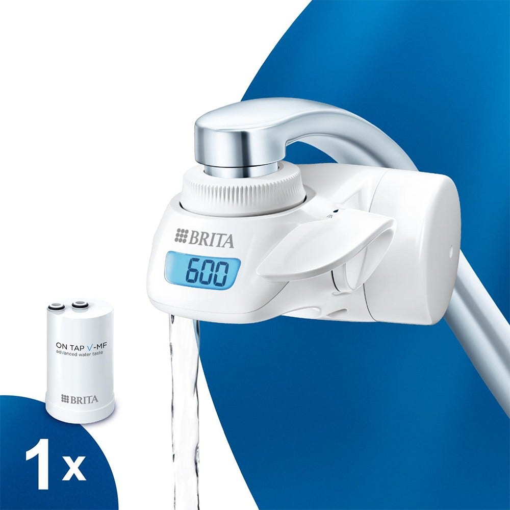BRITA Sistema di filtraggio dell’acqua ON TAP Pro V-MF >0,5 micron (filtra PFAS)