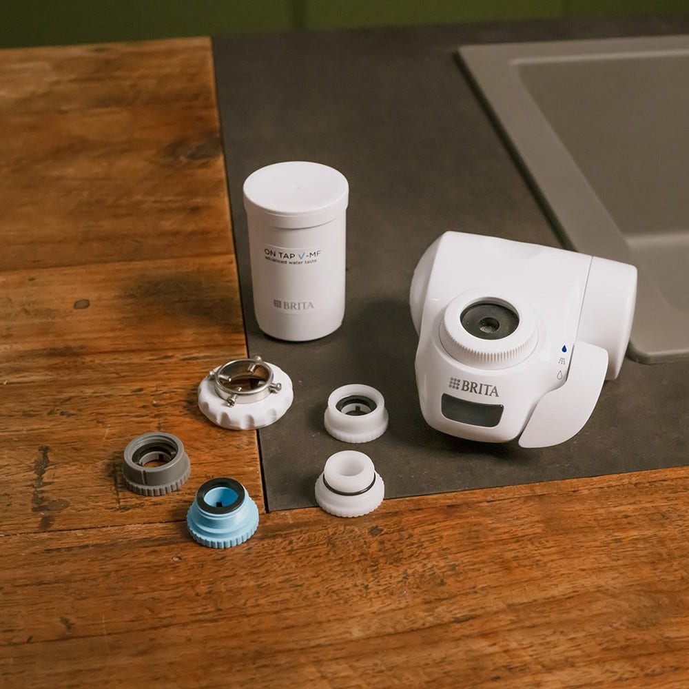 BRITA Sistema di filtraggio dell’acqua ON TAP Pro V-MF >0,5 micron (filtra PFAS)